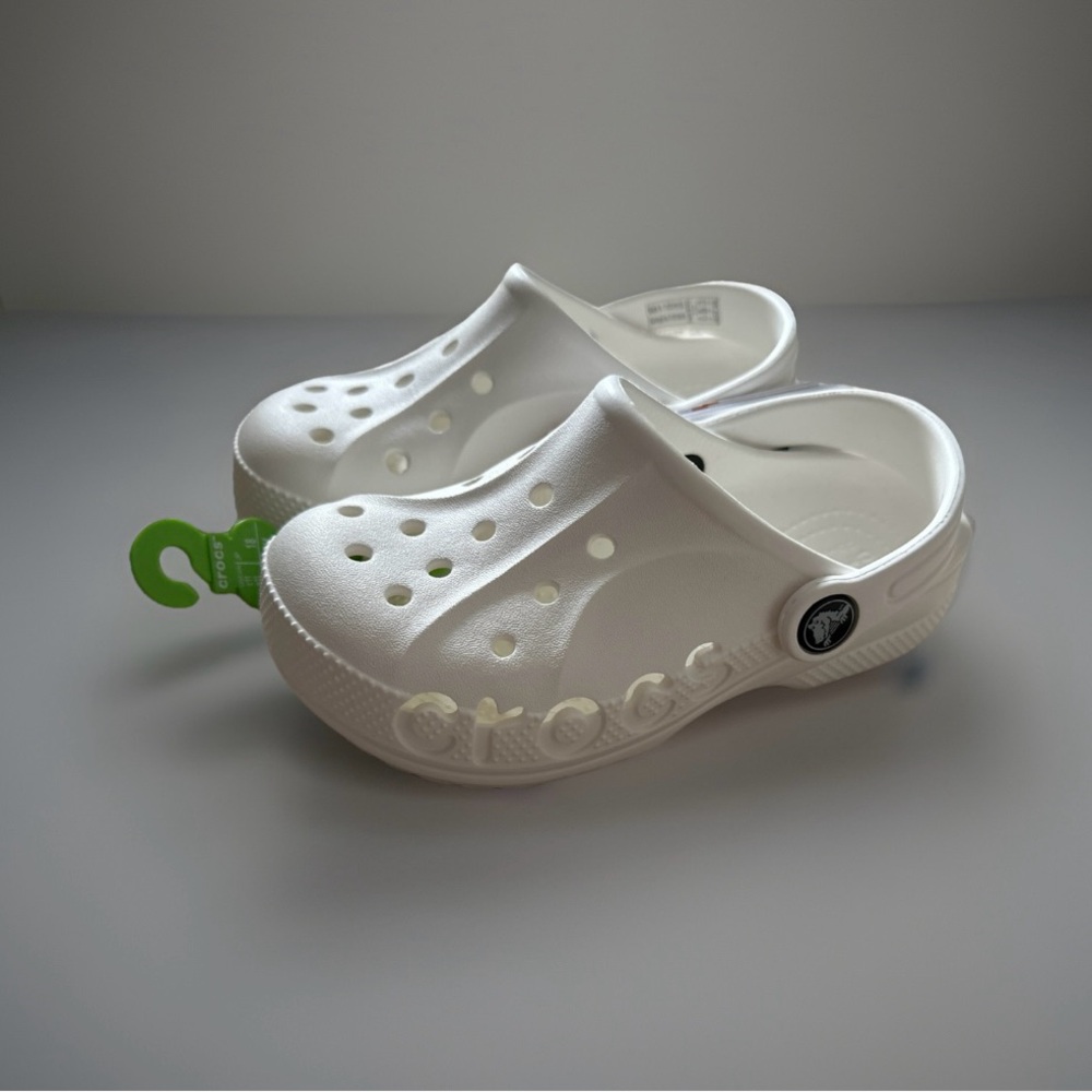 Crocs Kids Classic White Clogs C11